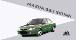 แบตเตอรี่รถยนต์รุ่น Mazda 323 SEDAN
