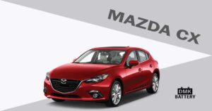 แบตเตอรี่รถยนต์รุ่น มาสด้า ซีเอ็กซ์ (Mazda CX)